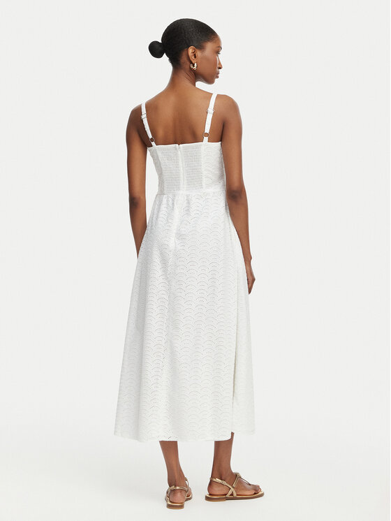 Guess Guess Vestito estivo W6GK44 W1884 Bianco Regular Fit
