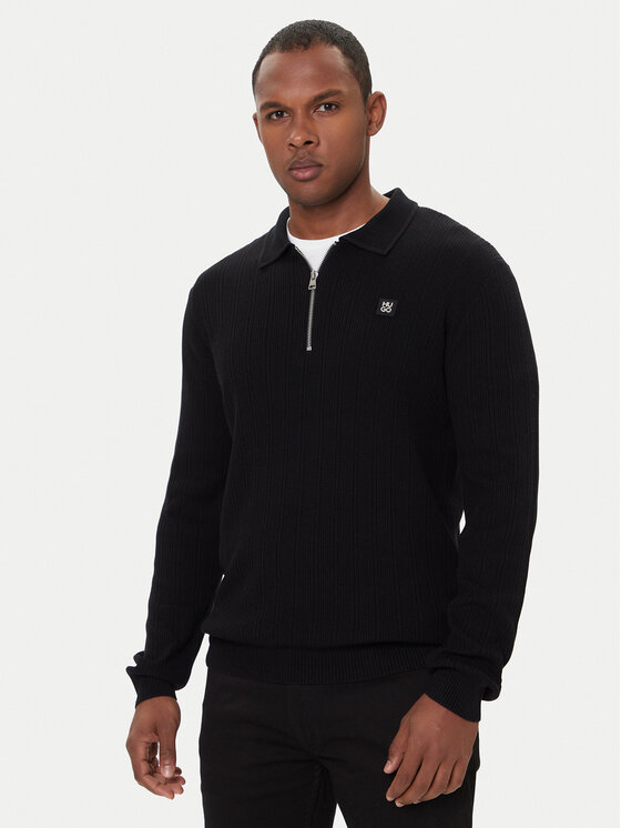 HUGO HUGO Pulover Sastoro 50524556 Negru Regular Fit
