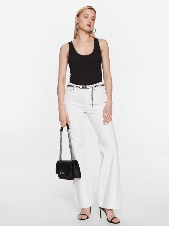 MICHAEL Michael Kors MICHAEL Michael Kors Jeans MS3904180V Weiß Flare Fit