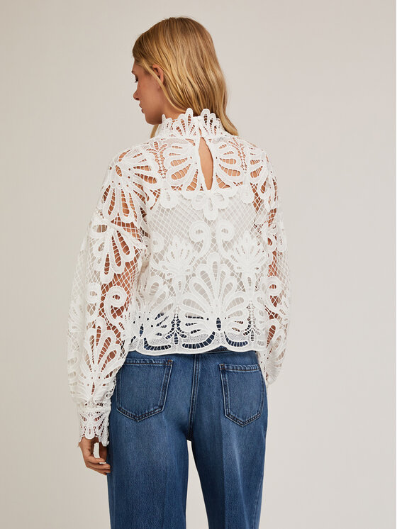 Motivi Motivi Blusa 2705Q001862N011 Bianco Regular Fit