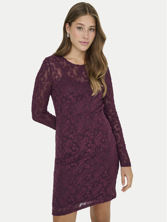 ONLY ONLY Коктейльна сукня Blaise 15356156 Фіолетовий Slim Fit