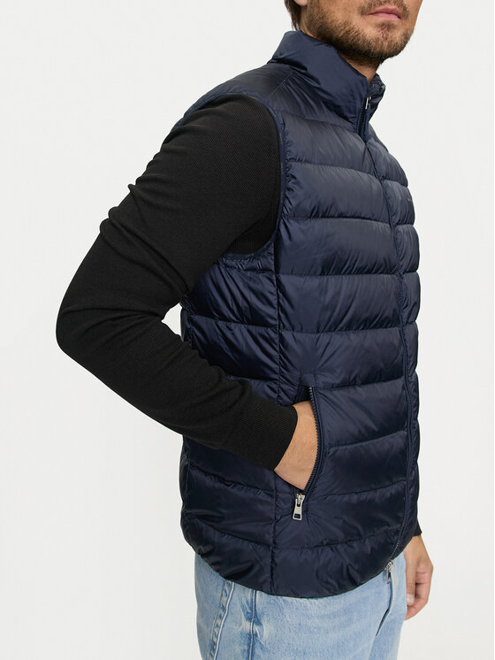 Gant Gant Prsluk 7006299 Tamnoplava Regular Fit