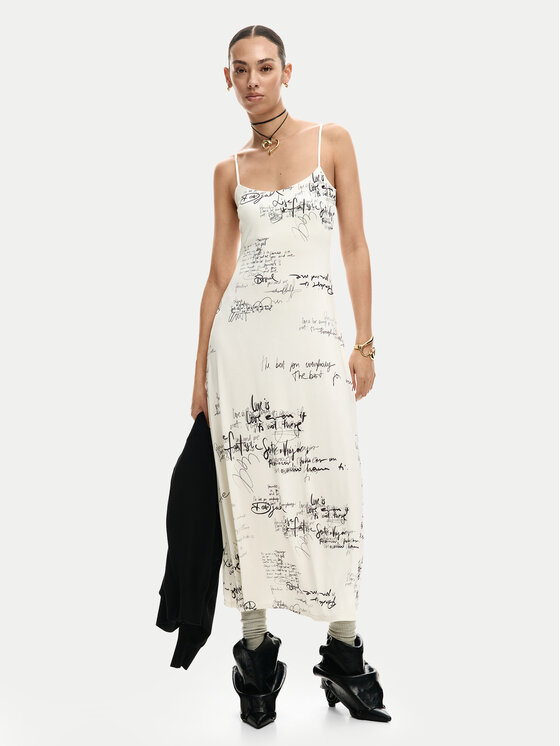 Desigual Desigual Komplekti kuuluvad kampsun ja kleit Morisot 26SWVK33 Ekrüüvärv Regular Fit