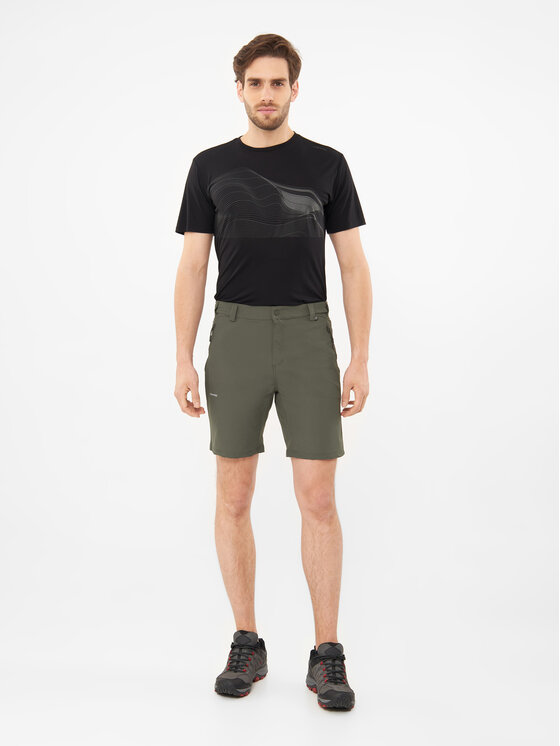 Viking Viking Szorty Spodenki Expander Man Szary Regular Fit