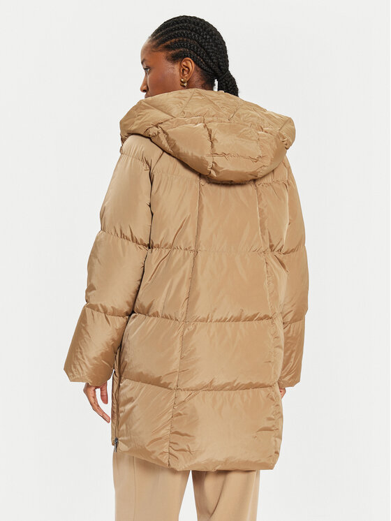Weekend Max Mara Weekend Max Mara Пухено яке Newbembo 2425496042 Бежов Relaxed Fit