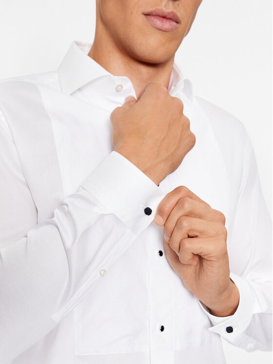 BOSS Boss Košile H-Hank-Tux3-231 50503261 Bílá Slim Fit