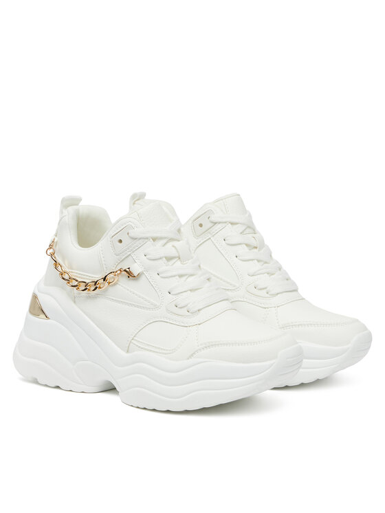 DeeZee DeeZee Sneakersy AM25240 Biela