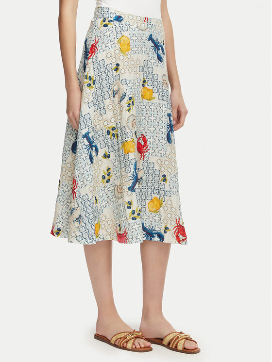 Vero Moda Fustă Valentina 10351012 Bej deschis A-Line Fit
