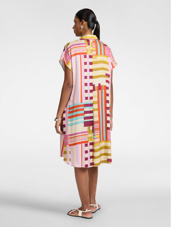 Elena Mirò Elena Mirò Vestito da giorno 7013E000345N001 Rosa Over Fit