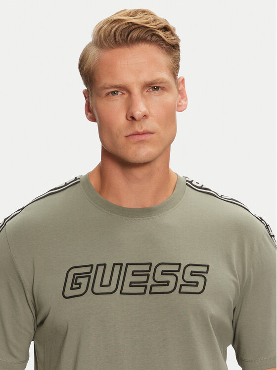 Guess Guess T-Shirt Arlo Z4GI18 J1314 Grün Regular Fit