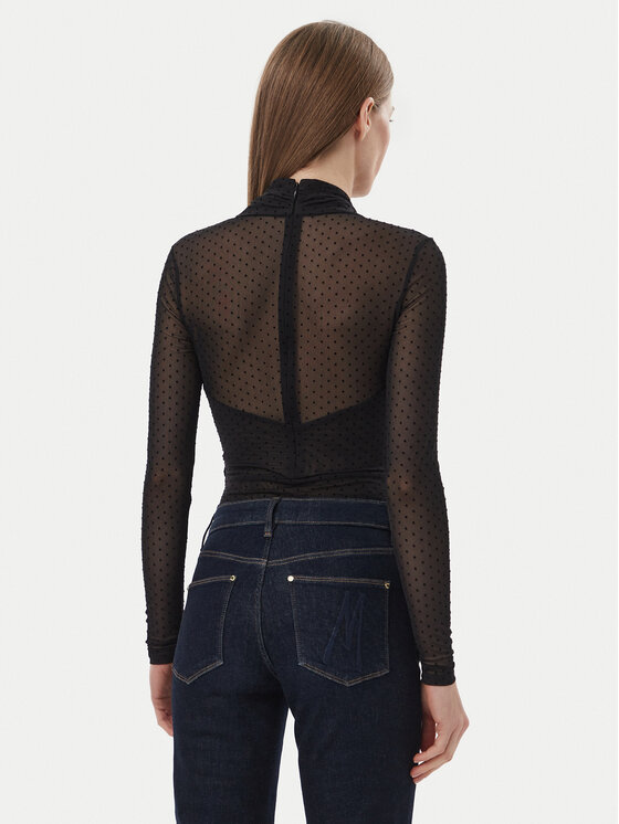 Bardot Bardot Glaustinukė Aliyah 60050TB5 Juoda Slim Fit