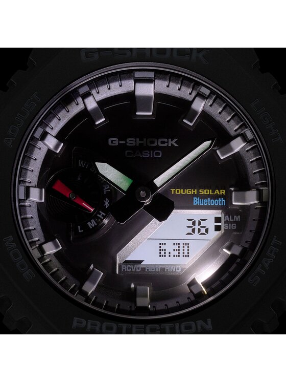 G-SHOCK ブラックGA-B2100-1AER Czarny zegarek męski Casio G-Shock GA-B2100CT-1A5ER