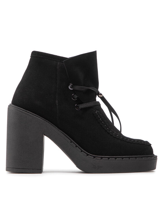 Simple Simple Īsie zābaki SL-34-02-000074 Melns