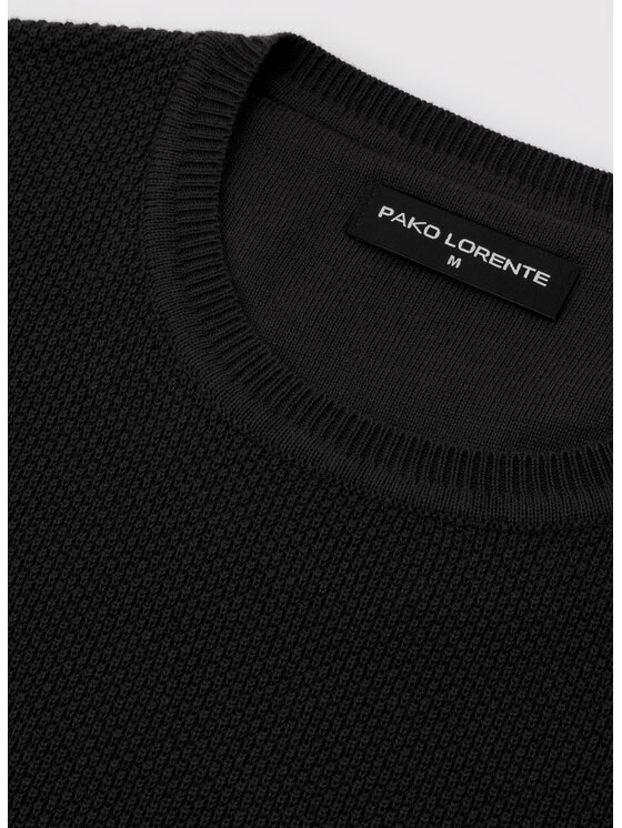 Pako Lorente Pako Lorente Sweter P26WF-2X-014 Czarny Classic Fit