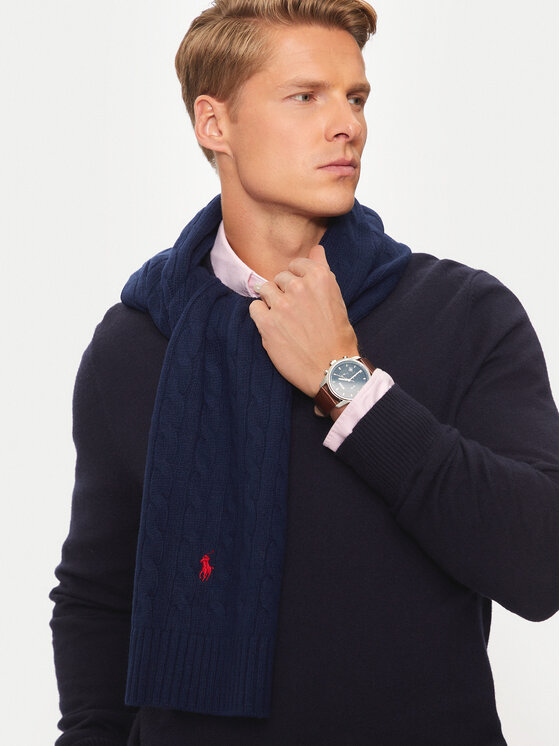 Polo Ralph Lauren Sciarpa 449959345002 Blu scuro Modivo