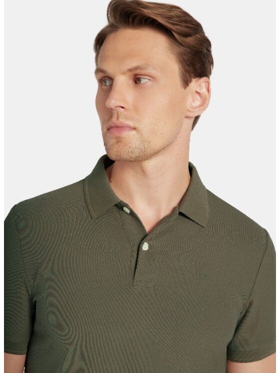Pako Lorente Pako Lorente Polo P25WF-TX-003 Zielony Classic Fit