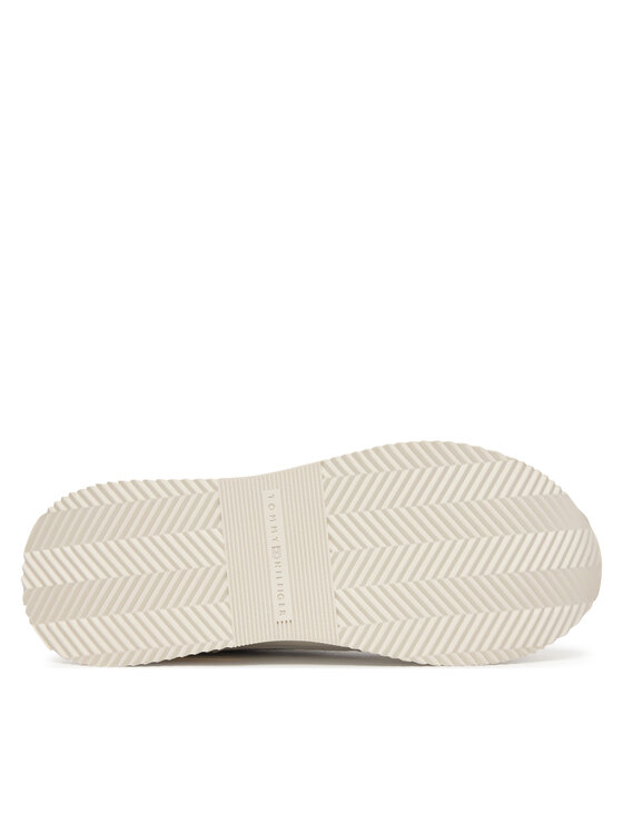 Tommy Hilfiger Tommy Hilfiger Sneakersy Th Chic Monogram Runner FW0FW09464 Biały