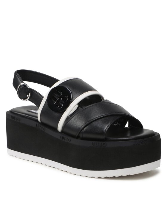 Liu Jo Sandalen Aba 20 SA3101 P0102 Schwarz Modivo de