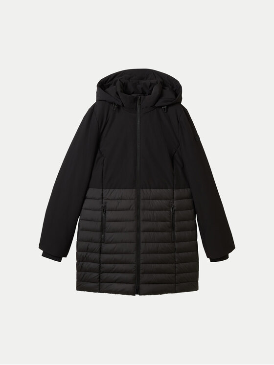 Tom Tailor Tom Tailor Parka 1041491 Czarny Regular Fit