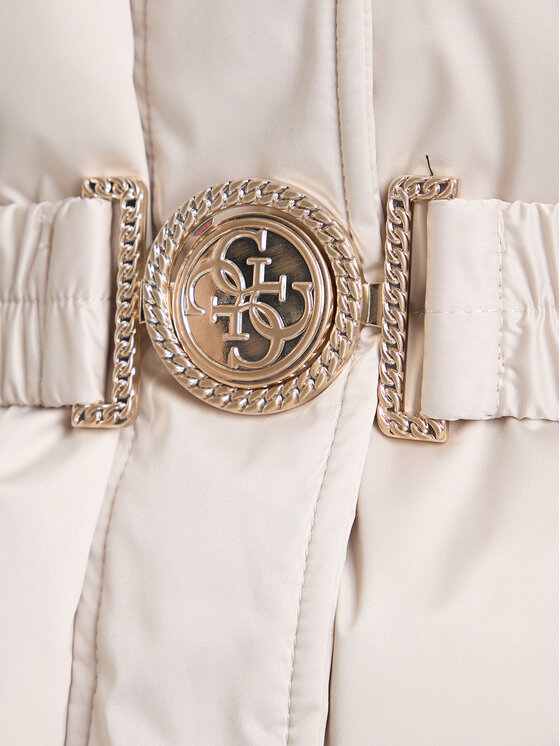 Guess Guess Zimski plašč W5BL30 W2802 Écru Regular Fit