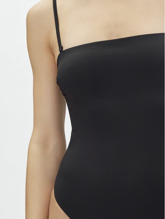 Calvin Klein Swimwear Calvin Klein Swimwear Bikiny Bandeau One Piece-Rp KW0KW02709 Čierna