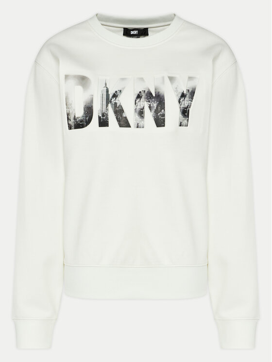 DKNY DKNY Μπλούζα P4AHASID Λευκό Regular Fit