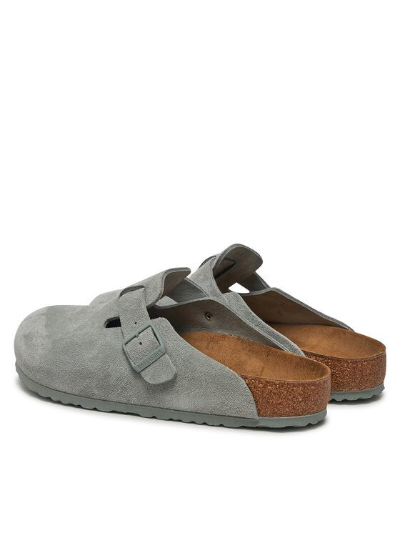 Birkenstock Birkenstock Ciabatte Boston zamsz 1029212 Verde