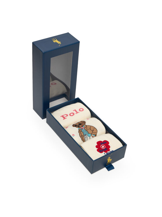 Polo Ralph Lauren Polo Ralph Lauren Lange Socken 455P10258001 Écru