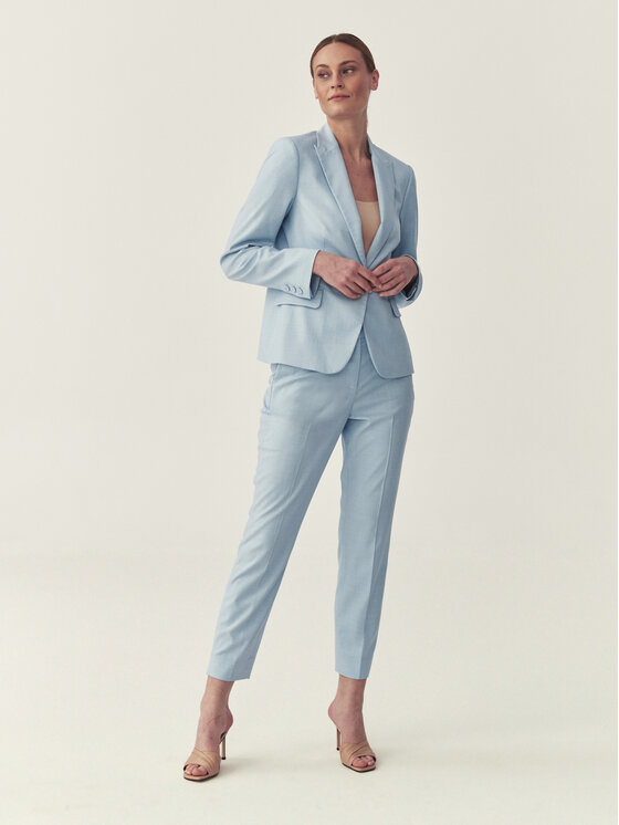 TATUUM TATUUM Spodnie materiałowe KOLIA 9 Niebieski Skinny Fit