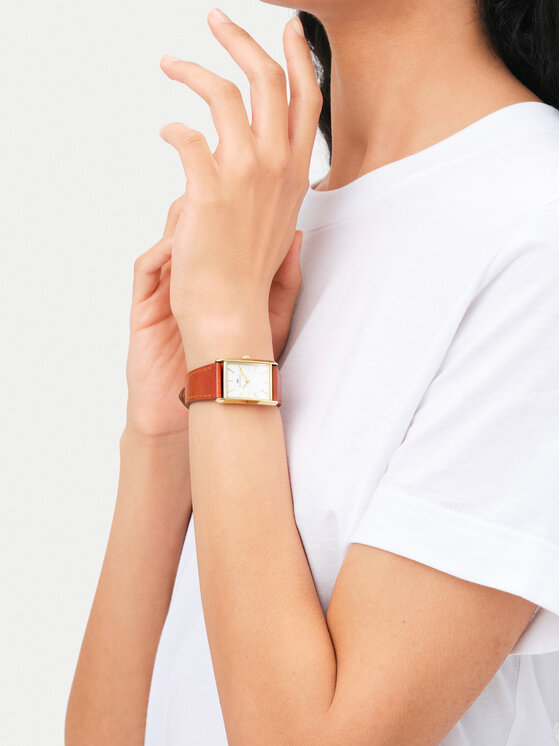 Daniel Wellington Daniel Wellington Zegarek Bound Durham DW00100696 Brązowy