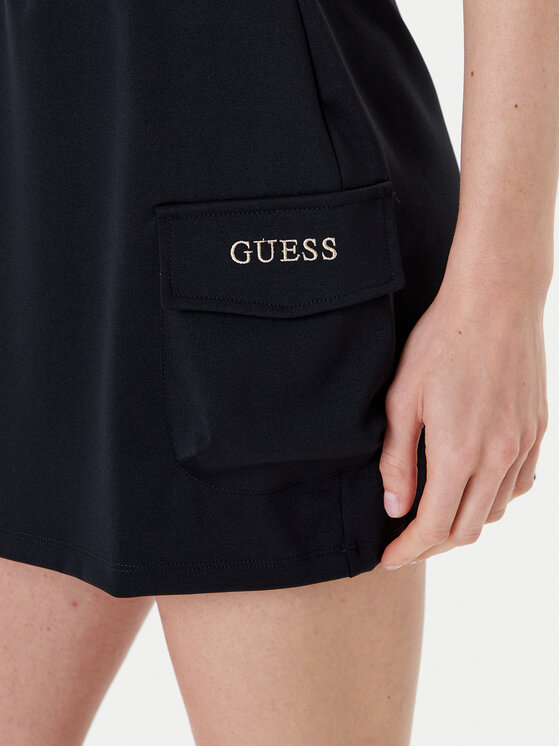 Guess Guess Miniszoknya V5YD04 KCX42 Fekete Regular Fit
