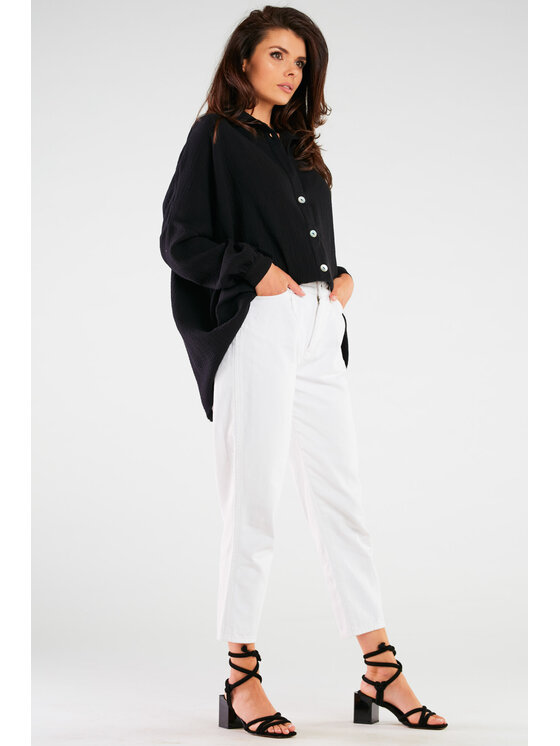Infinite You Infinite You Koszula M264 Czarny Basic Fit