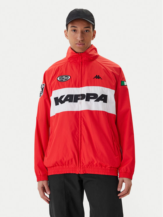 Kappa Kappa Vetrovka Authentic Sullix 382568W Rdeča Oversize