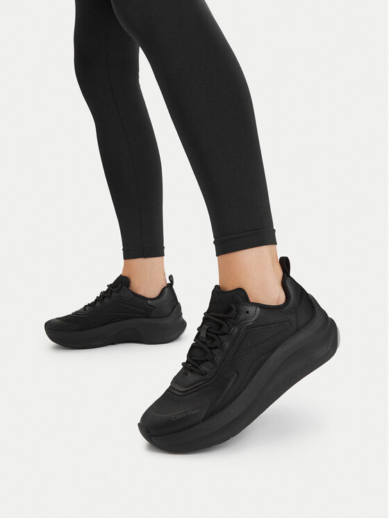 Calvin Klein Calvin Klein Sneakersy Chunky Runner Laceup Hf Blst Ny HW0HW03111 Czarny