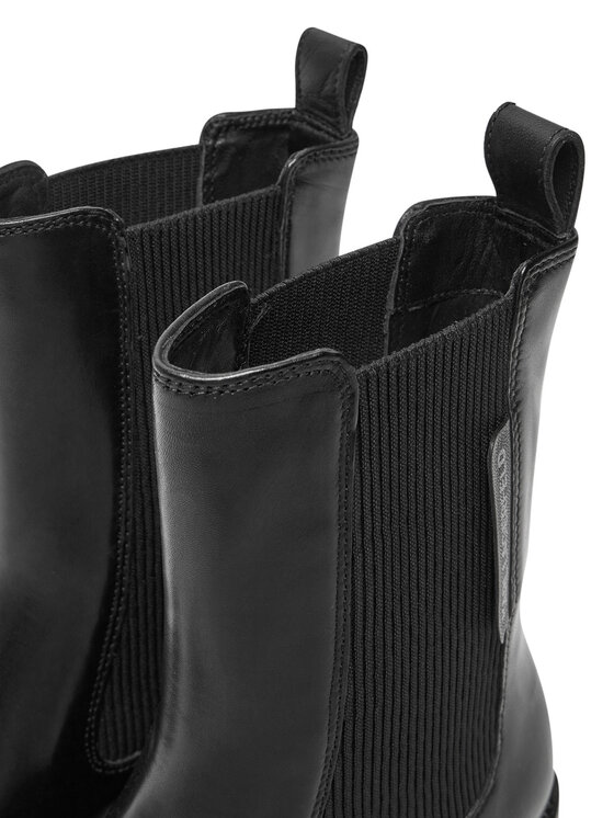 KARL LAGERFELD KARL LAGERFELD Kotníková obuv s elastickým prvkem KL41460 Černá