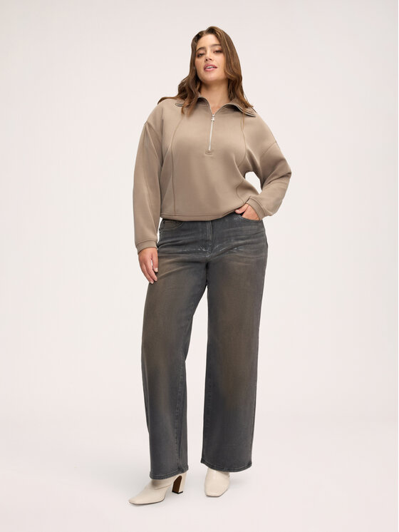 Fiorella Rubino Fiorella Rubino Bluza G860L009402N022 Brązowy Regular Fit