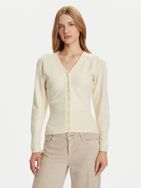 Vero Moda Vero Moda Kardigán Saba 10334777 Bézs Regular Fit