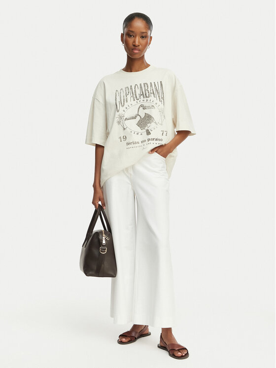 BOSS BOSS T-Shirt C_Eboys_2 50559078 Hellbeige Relaxed Fit