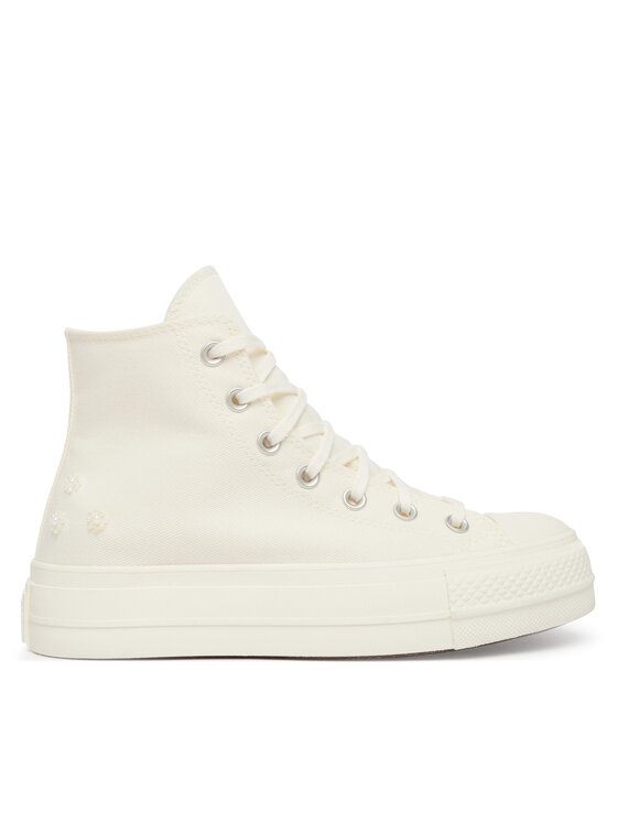 Converse Converse Кецове Chuck Taylor All Star Lift Platform Beads A16107C Екрю