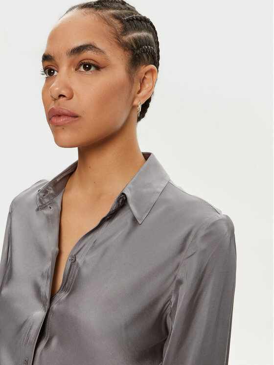 2NDDAY 2NDDAY Camicia Maria TT 2244131222 Grigio Regular Fit