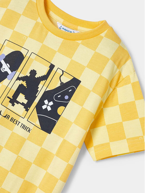 Mayoral Mayoral Футболка 3014 Жовтий Regular Fit