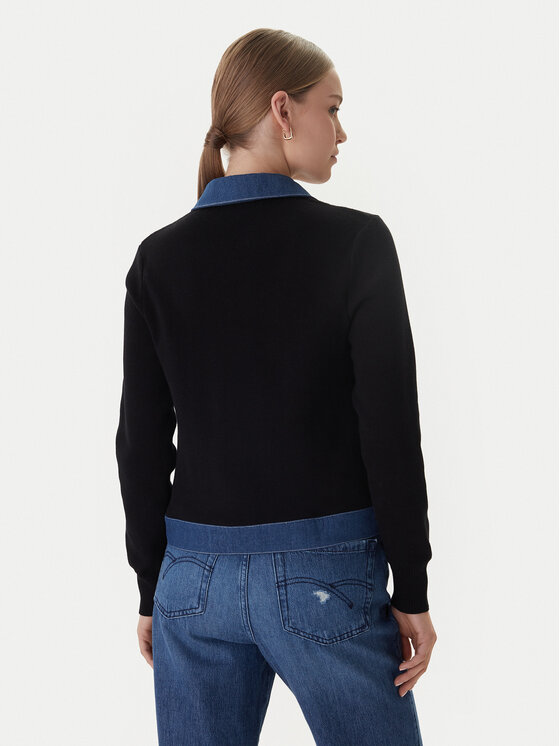 Morgan Morgan Strickjacke 251-MNAKI Schwarz Regular Fit