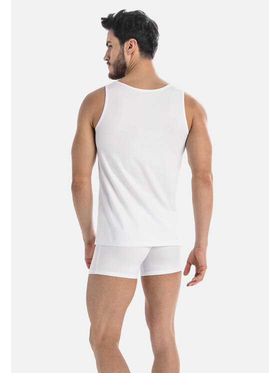 Teyli Teyli Podkoszulek 360 Biały Classic Fit