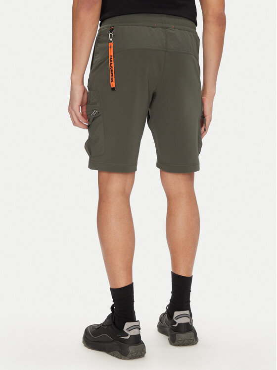 Parajumpers Parajumpers Pantaloni scurți sport Irvine 25SMPMPARE06 Verde Regular Fit