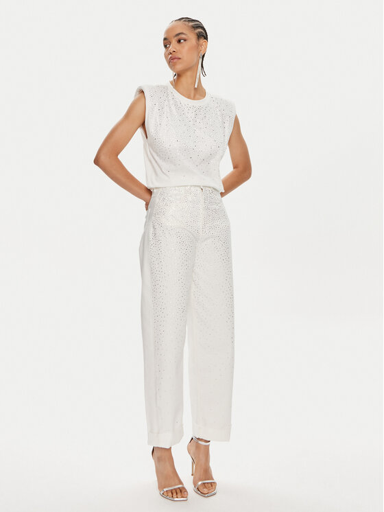 ViCOLO ViCOLO Majica RB0195 Bijela Regular Fit