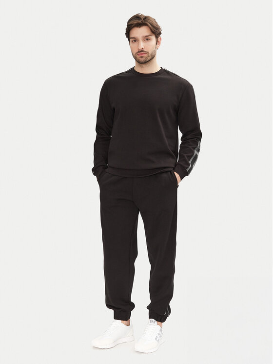 EA7 Emporio Armani EA7 Emporio Armani Majica dugih rukava 7M000140 AF12660 UC001 Crna Regular Fit
