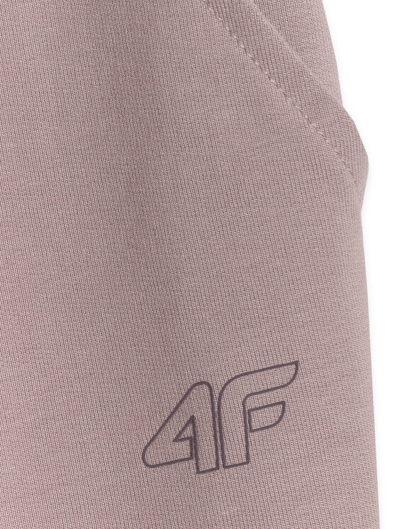 4F 4F Spodnie dresowe ESSENTIALS Beżowy Regular Fit