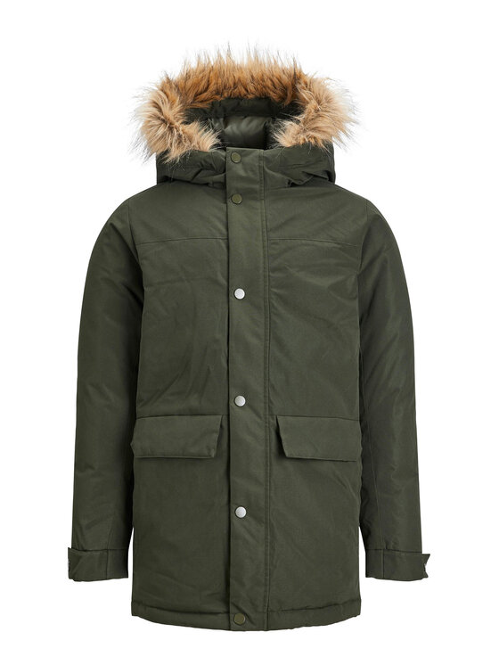 Jack&Jones Junior Jack&Jones Junior Зимно яке 12236551 Зелен Regular Fit