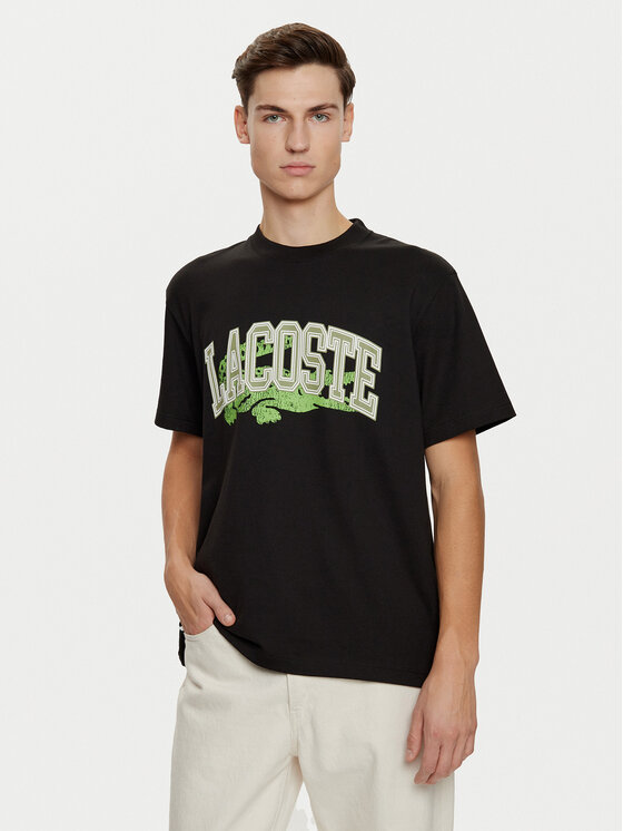 Lacoste Lacoste T-shirt TH4149 Nero Regular Fit