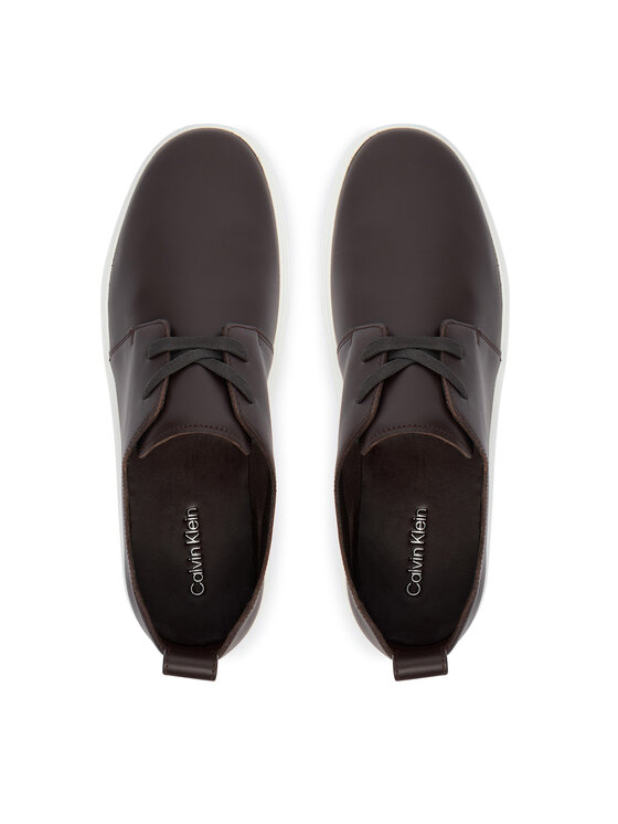 Calvin Klein Calvin Klein Sneakers Hybrid Clean Cup Derby Lth HM0HM02011 Vișiniu